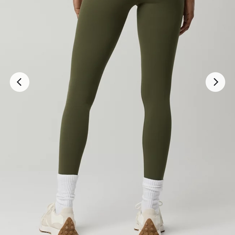 Offline By Aerie Real Me 7/8 High-Rise Legging Olive Grenn Leggings Size Large - Picture 2 of 10